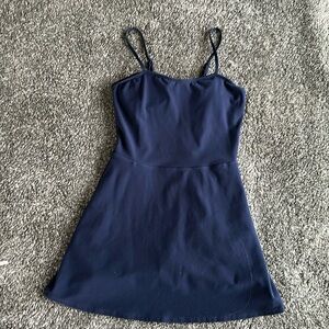 Navy blue ALO dress with built in shorts